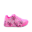 Metallic Love sneaker rosa da bimba