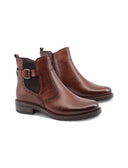 Stivaletto con fibbia e zip da donna