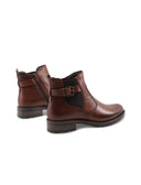 Stivaletto con fibbia e zip da donna