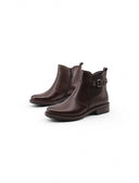 Stivaletto con fibbia e zip da donna