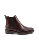 Chelsea marrone da donna in pelle