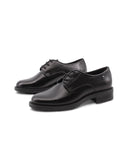 Stringata nera in pelle da donna