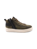 Sneaker alta con zip da uomo