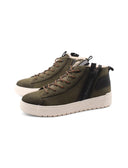 Sneaker alta con zip da uomo