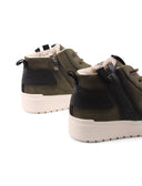 Sneaker alta con zip da uomo