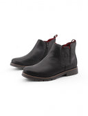 Stivaletto in pelle con zip da uomo