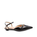 Slingback kitten heel in vernice donna