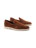 Scarpa slip-on scamosciata da uomo