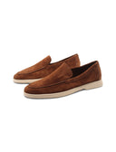 Scarpa slip-on scamosciata da uomo