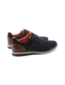Scarpa derby in tessuto con zip da uomo