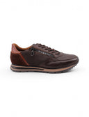 Scarpa casual con lacci elastici e zip