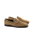 Mocassino scamosciato elegante uomo