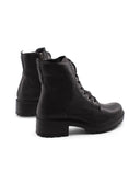 Anfibio nero in pelle da donna