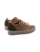Sneaker scamosciata con zip da donna