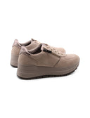 Sneaker platform scamosciata da donna
