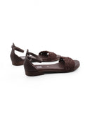 Sandalo ankle strap scamosciato donna