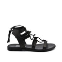 Sandalo alla schiava in pelle da donna