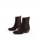 Stivaletto texano scamosciato da donna