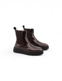 Beatles da donna in vera pelle nera