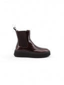 Beatles da donna in vera pelle nera