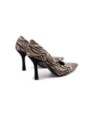 Décolleté zebrata da donna