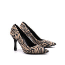 Décolleté zebrata da donna