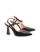 Décolleté slingback con tacco alto