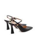 Décolleté slingback con tacco alto