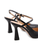 Décolleté slingback con tacco alto