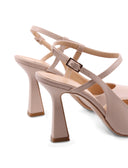 Décolleté slingback con tacco alto
