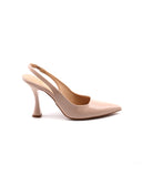 Dècolleté slingback in vernice donna