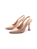 Dècolleté slingback in vernice donna