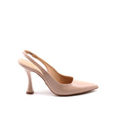 Dècolleté slingback in vernice donna