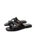 Sandalo in pelle da donna