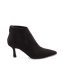 Stivaletto scamosciato con zip da donna