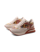 London 423 sneaker zeppa da donna