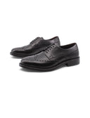 Derby in pelle con dettagli brogue uomo