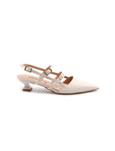Décolleté slingback con tacco basso