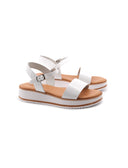 Sandalo made in Italy in vernice bimba