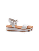 Sandalo made in Italy in vernice bimba