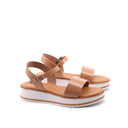 Sandalo made in Italy in vernice bimba
