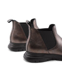 Chelsea in pelle laminata da donna