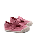 Scarpa primi passi in cotone da bimba