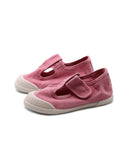 Scarpa primi passi in cotone da bimba