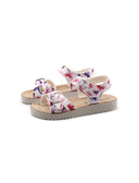 Sandalo made in Italy bimba con stampa