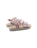 Sandalo made in Italy bimba con stampa