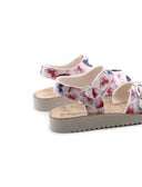 Sandalo made in Italy bimba con stampa