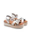 Sandalo bimba in vera pelle
