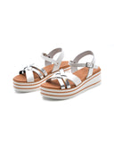 Sandalo bimba in vera pelle