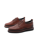Scarpa marrone in pelle da uomo